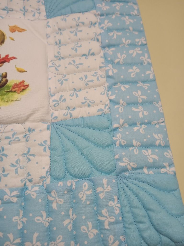 Poszewka na poduszkę 40x40 jasiek patchwork