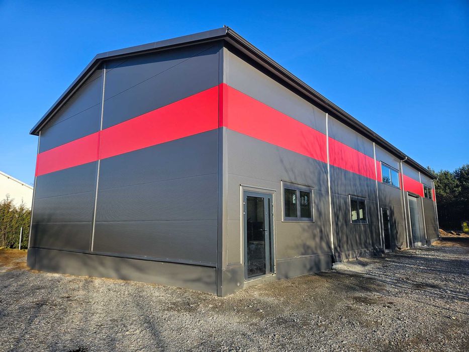 HALA STALOWA 12x30x5 magazynowa/produkcyjna/warsztat HAL-PROJEKT