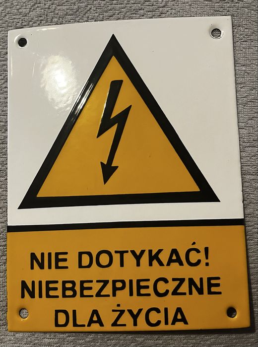 Nie dotykać blacha