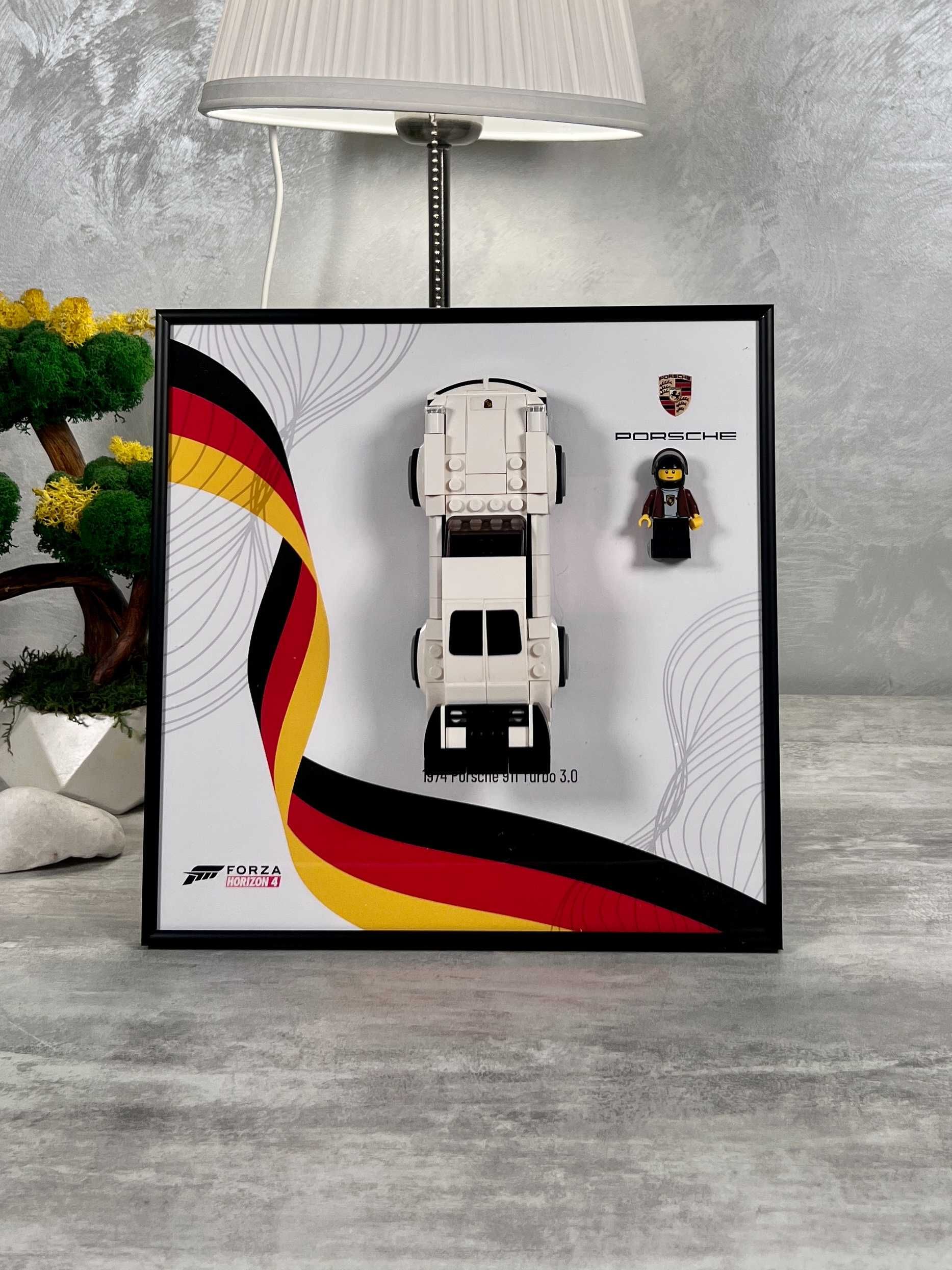 Підставка Рамка для LEGO Speed Champions Porsche 911 Turbo 3.0 75895