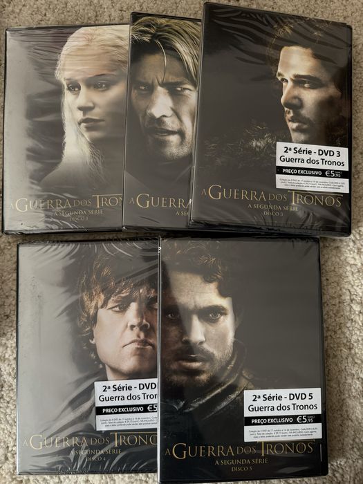 DVD Guerra dos Tronos 2.ª Temporada