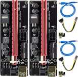 Adapter PCI-E 1X na 16X z Przedłużaczem USB 3.0 + 6-pinowy Kabel SATA,