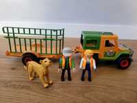 Playmobil Jeep safari z przyczepą 6937 auto terenowe Wild lew ludziki