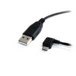 Kabel USB microUSB kątowy prawy 1m