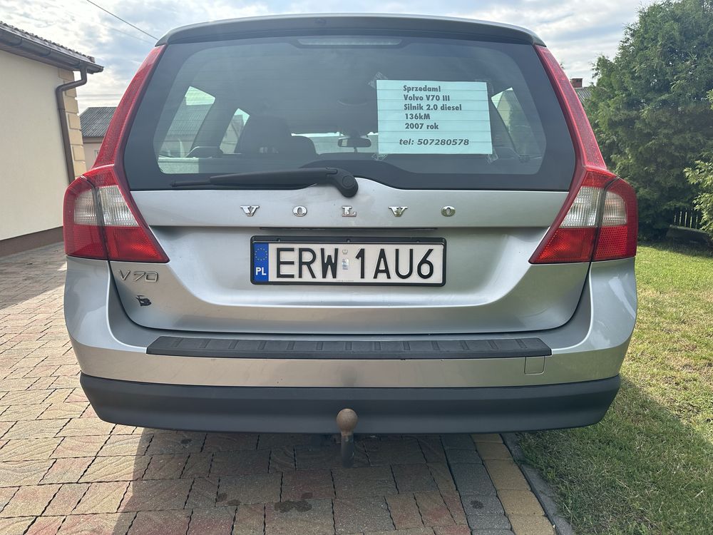 Samochód osobowy Volvo V70III 136kM silnik2.0
