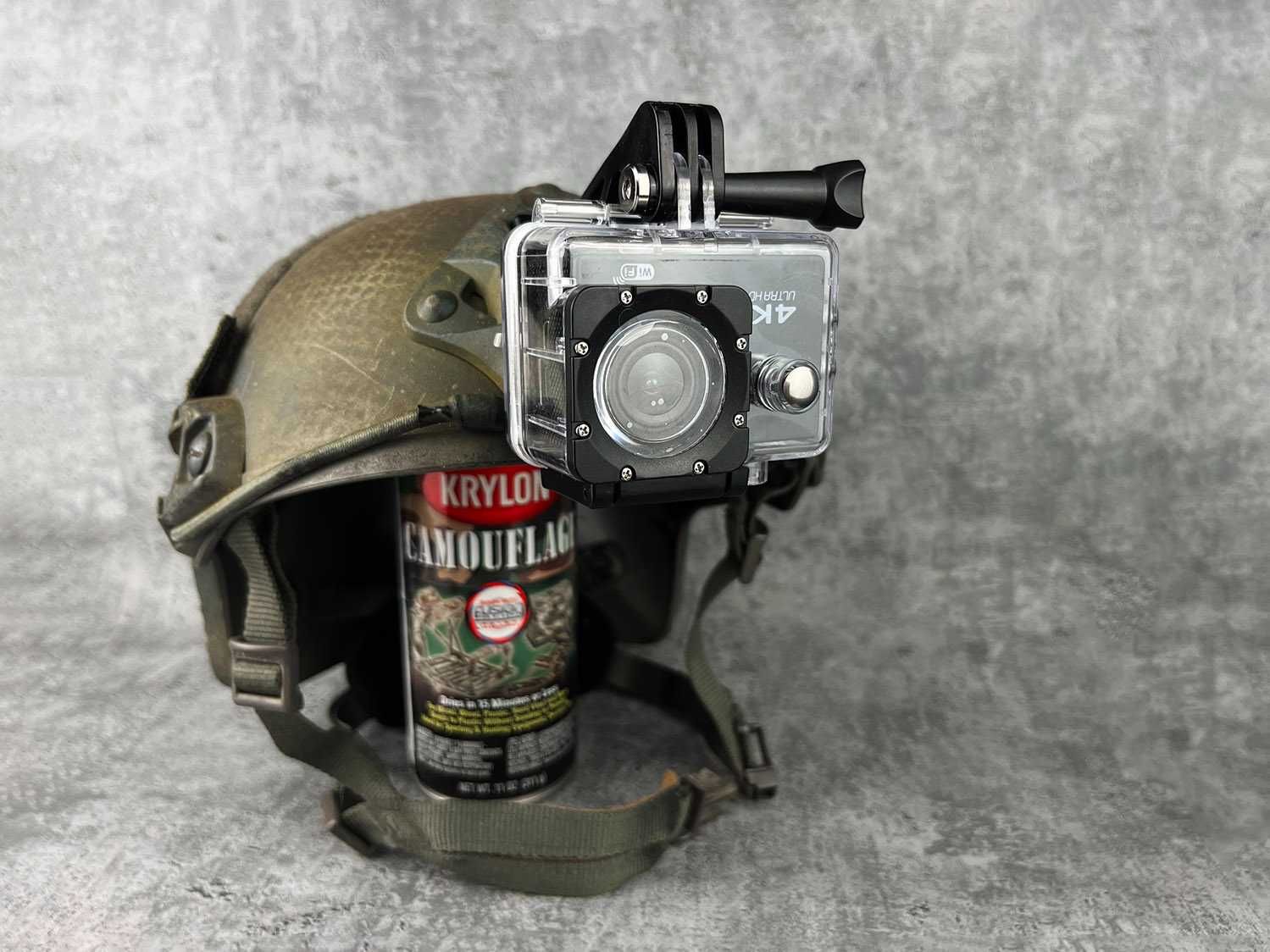 Hełm FAST kamera MiniCam 4K Action Camera obudowa montaż asg jak gopro