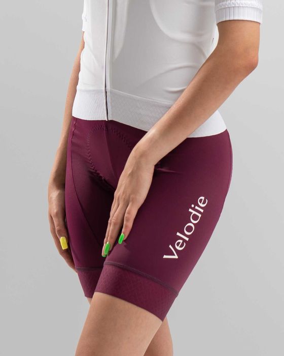 Damskie spodenki kolarskie Wine Berry - Velodie