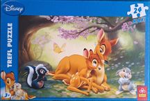 Puzzle 24 gigant Bambi + Gratis