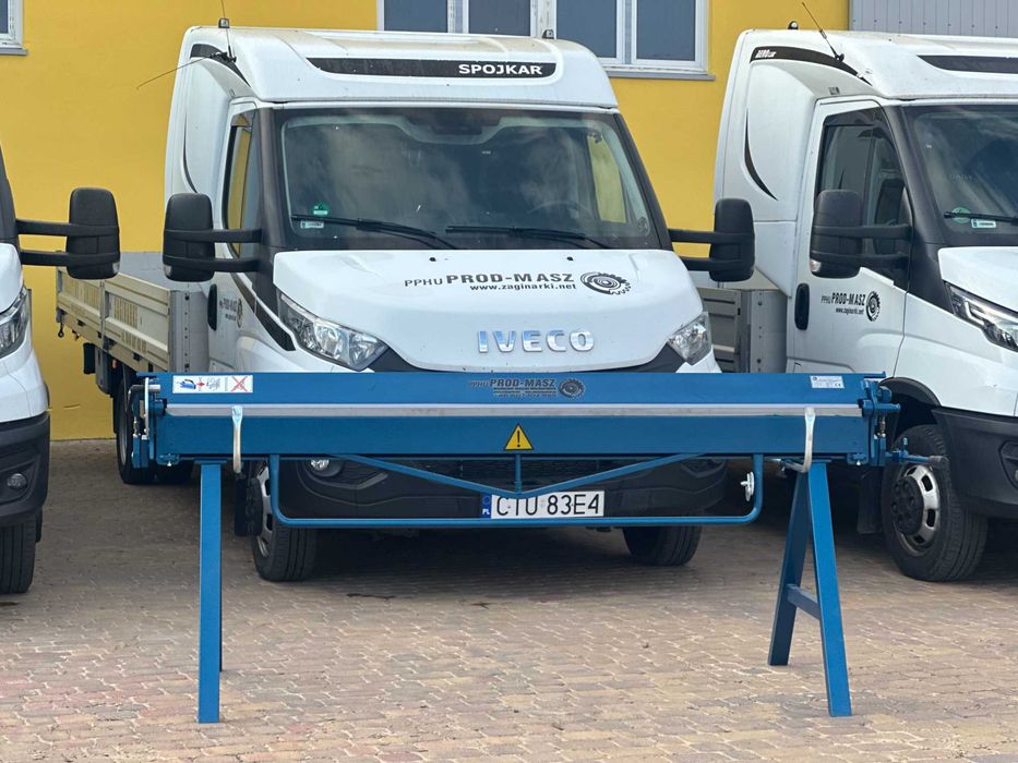 Giętarka Zaginarka Ręczna 2M PRODMASZ 15mm belka gnąca wykonane CNC CE