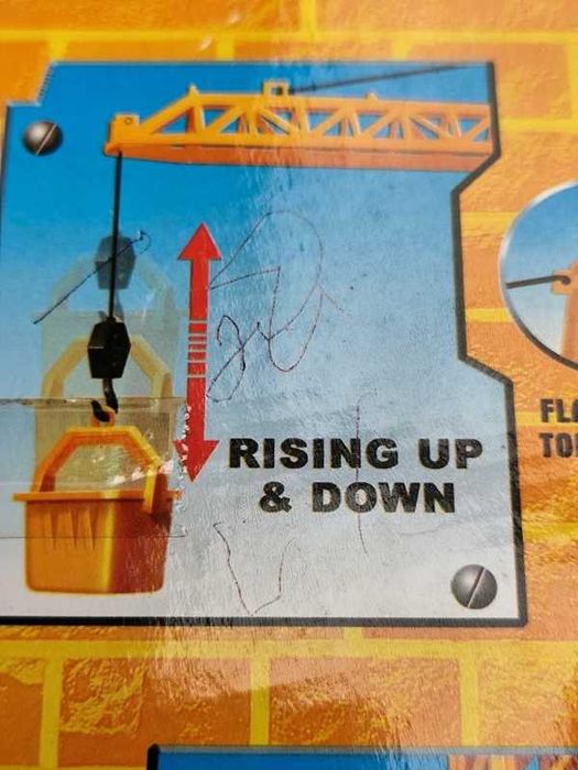 Grua Construção Brinquedo Plástico