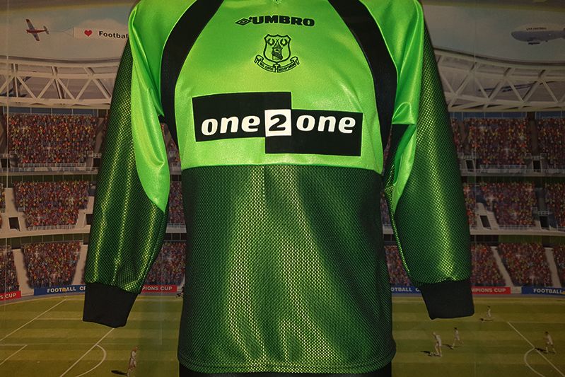 Everton Football Club Umbro bluza bramkarska 1998/1999 rozmiar: 158cms