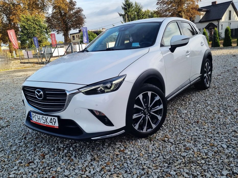 Mazda CX-3 ŚLICZNY 2.0 Benzyna AUTOMAT Najbogatsza Wersja ORYGINAŁ Zadbany 2021r