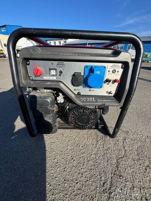 Генератор БУ  бензиновий однофазний HONDA EG 4500 CX  (4.5 кВт)