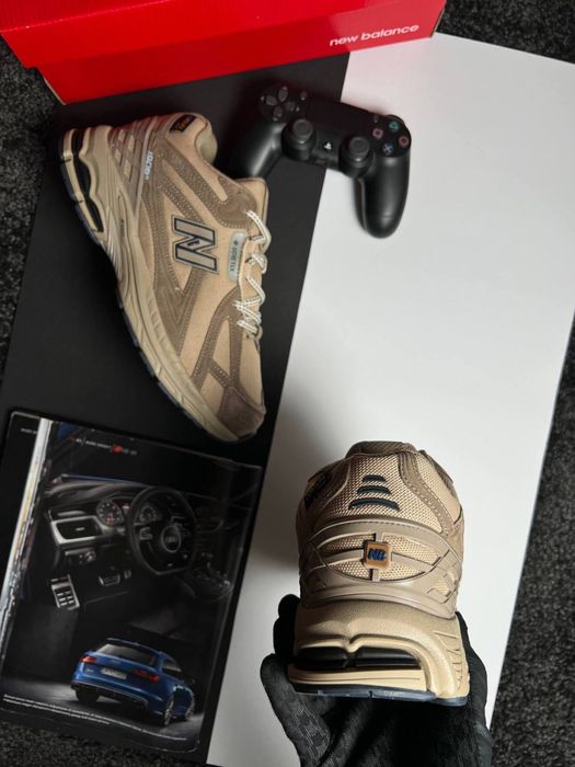 Чоловічі кросівки нью беланс на хутрі New Balance 1906R Fur Beige