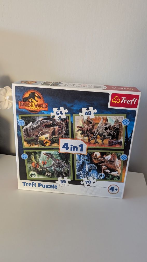 Puzzle 4 szt Stan BDB