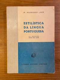 Estilística da Língua Portuguesa - M. Rodrigues Lapa (portes grátis)