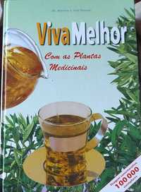 BAIXA preço livros "Viva Melhor" Plantas Medicinais + Medicina do Lar