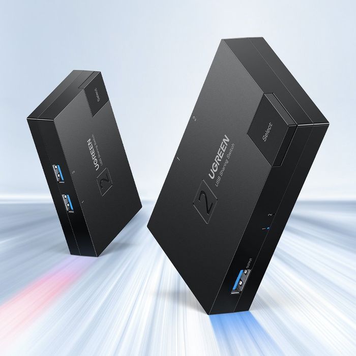 Switch USB 3.0 Dwukierunkowy Ugreen CM618 - Czarny