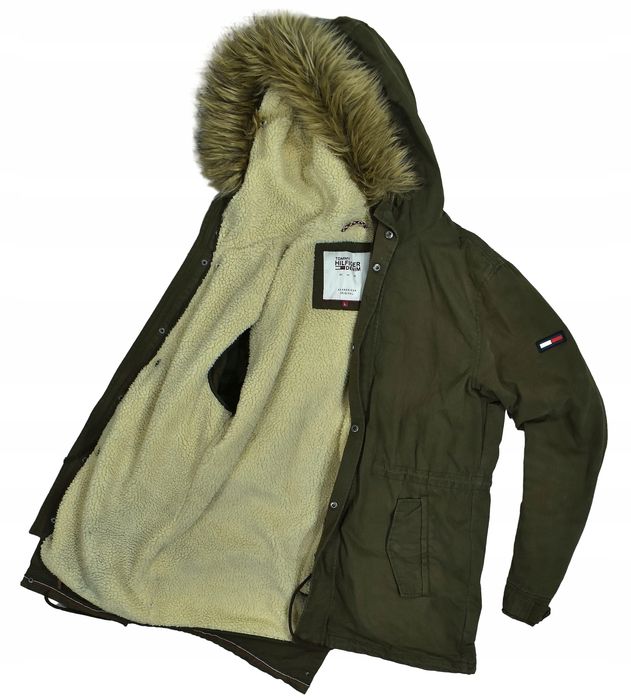 Tommy Hilfiger Parka + Bezrękawnik Lined Zimowa Kurtka Męska L