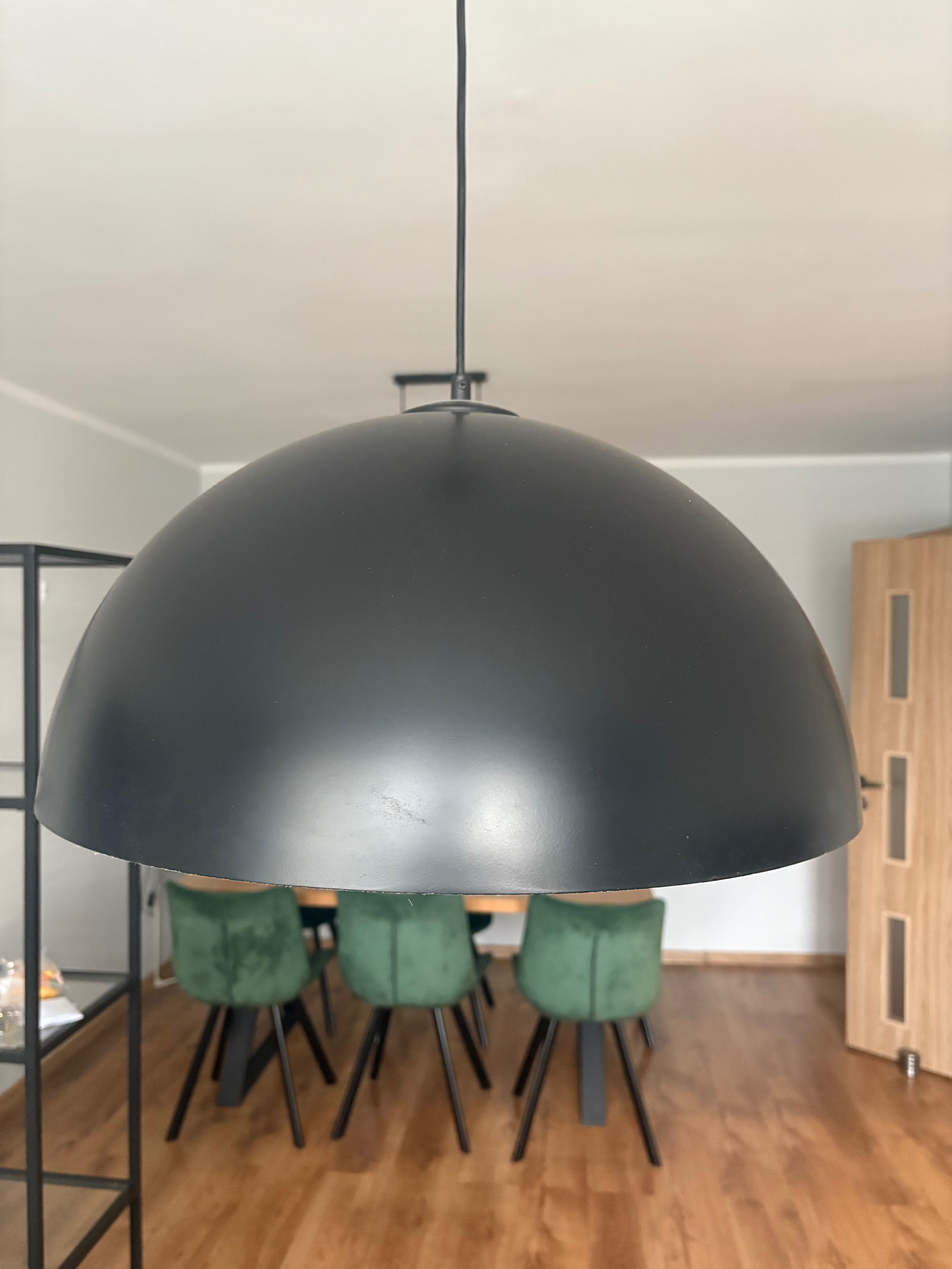 Lampa wisząca , czarno- złota , 50 fi