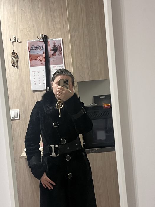 Futro. Rozmiar XS-S. Max. Wzrost -165 cm. Bez plam, w idealnym stanie.