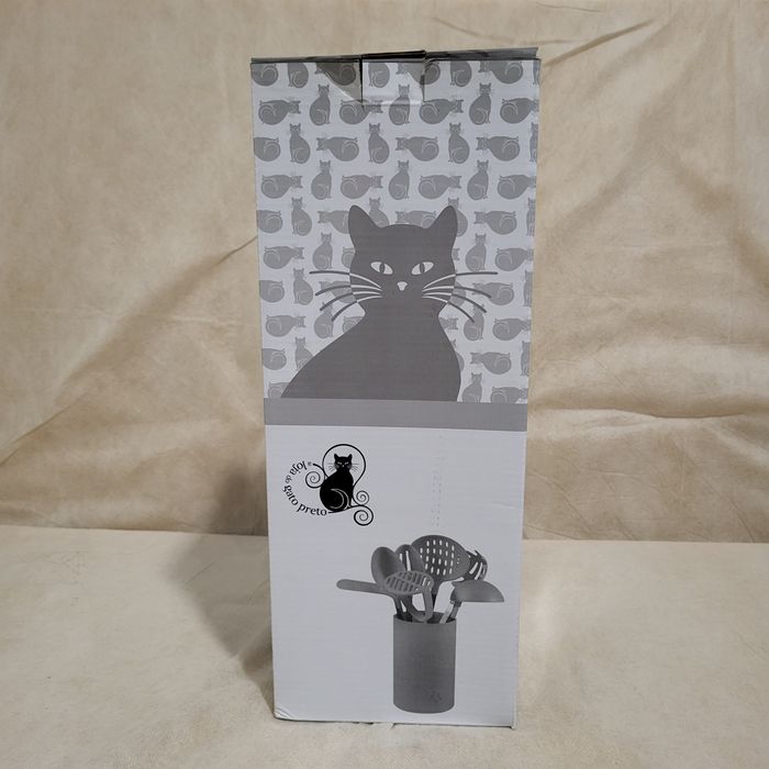 Utensílios cozinha Gato Preto Novos