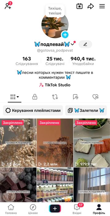 Тік Ток акаунт 25 тис