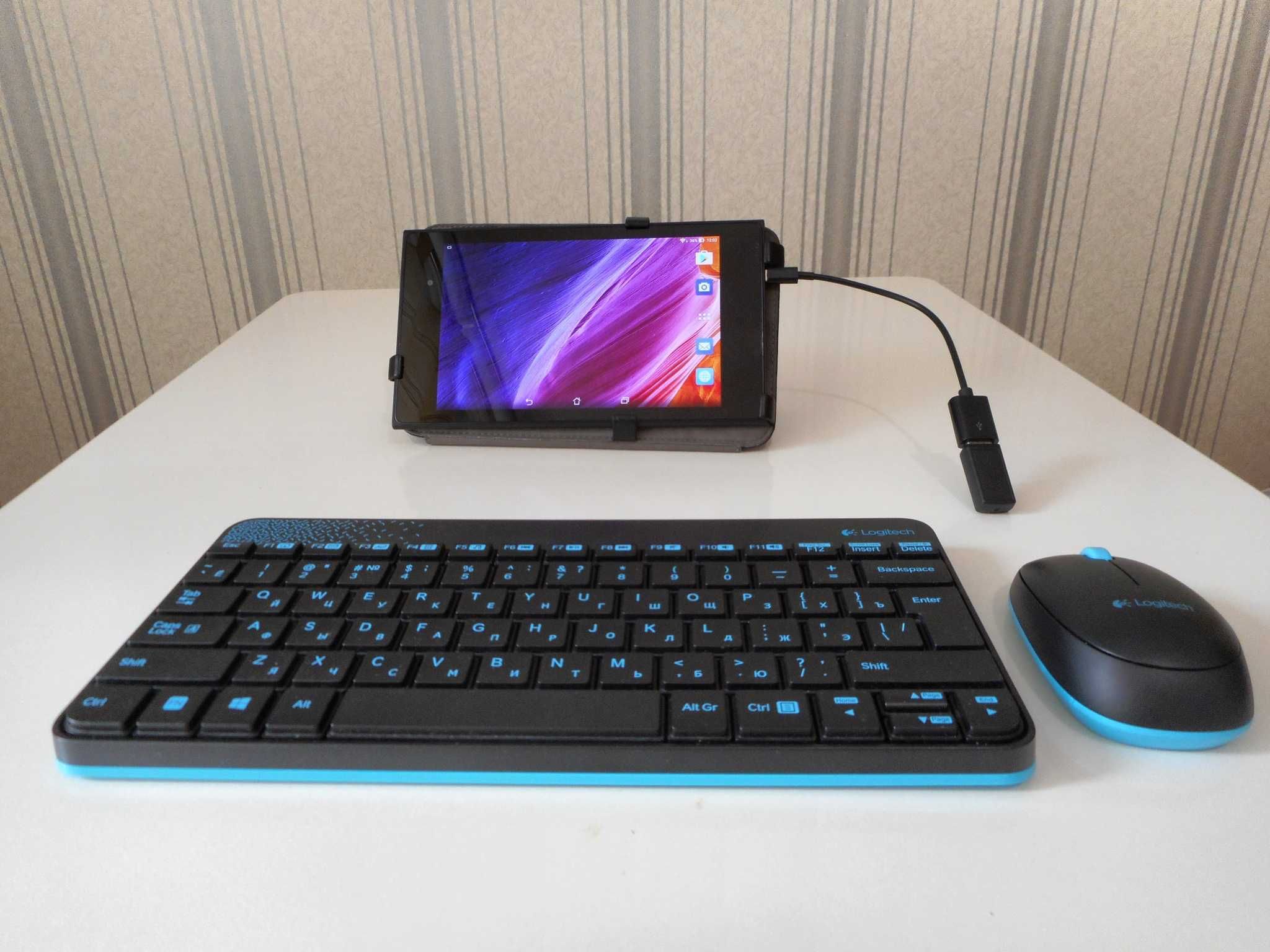 Комплект клавіатура та миш Logitech Wireless Combo MK240 Black USB