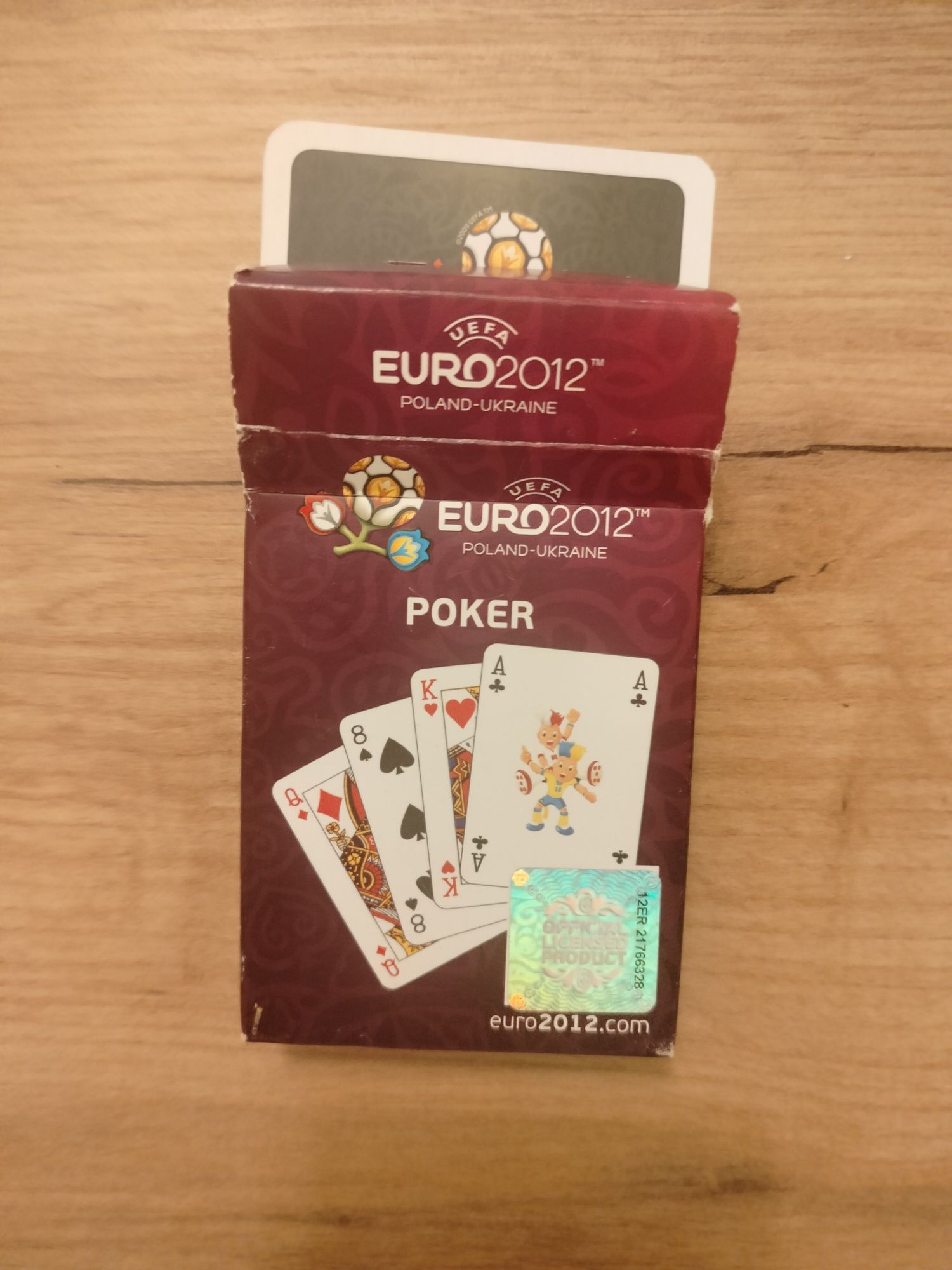 Karty do gry Euro 2012 poker oryginalne