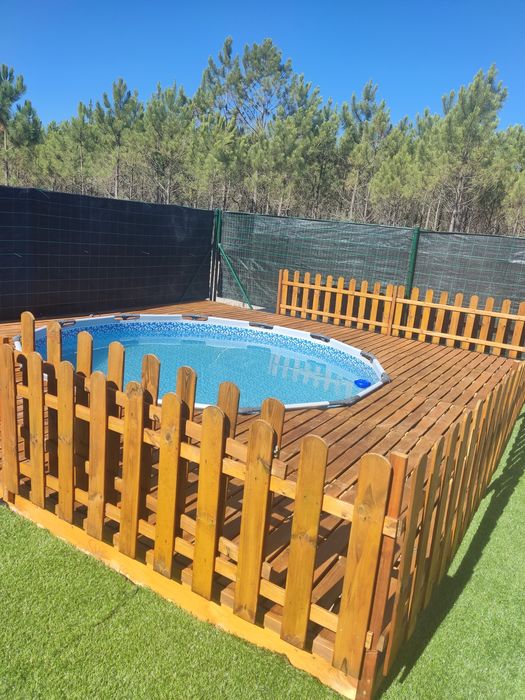 Deck de madeira- Estrutura