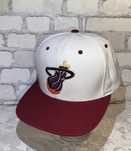 чоловіча кепка miami heat з баскетбольним кільцем mitchell & ness