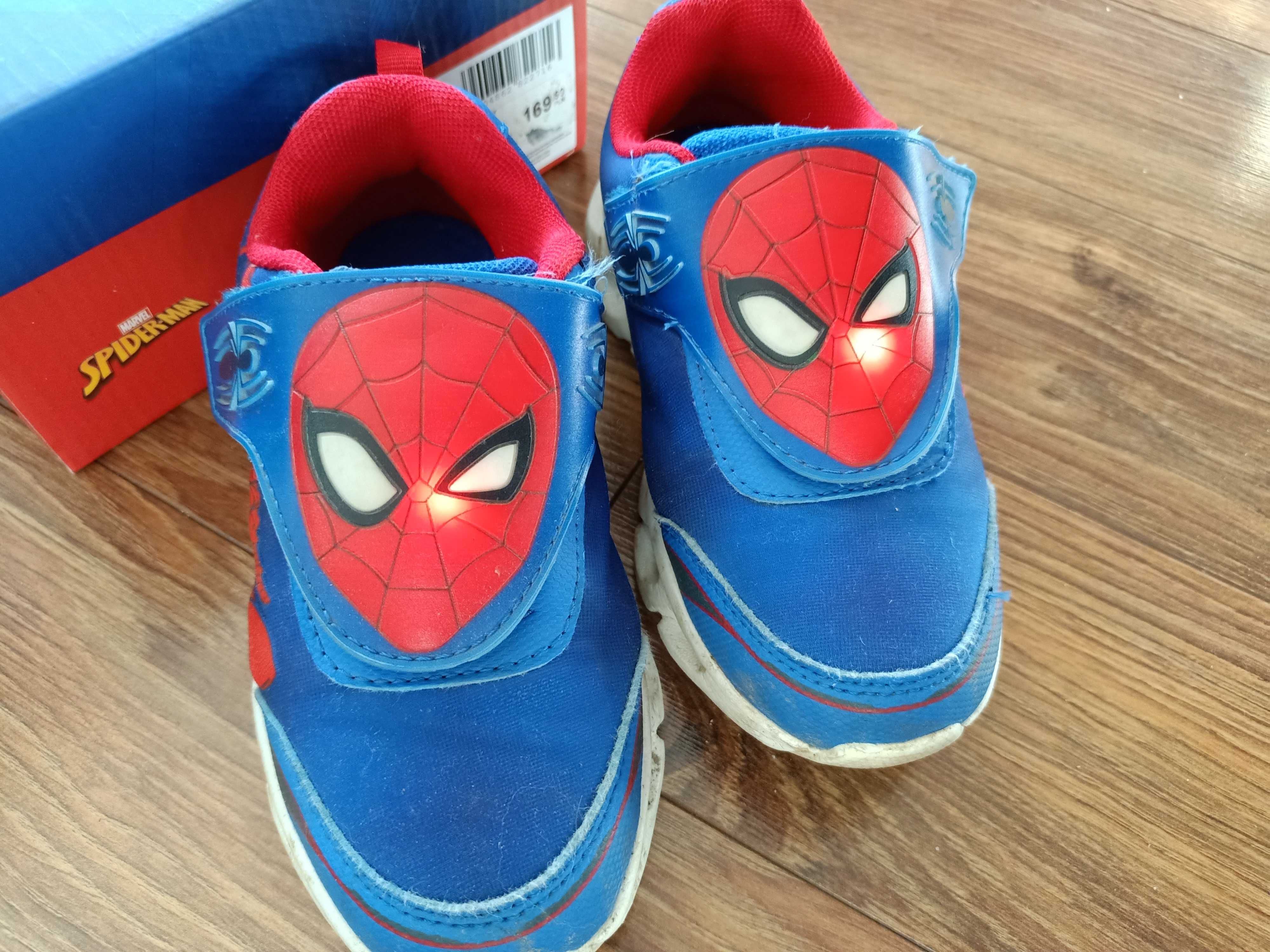 Buty adidasy Spiderman świecące, rozm.29