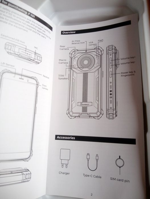 Продам противоударный телефон FOSSIBOT - F101