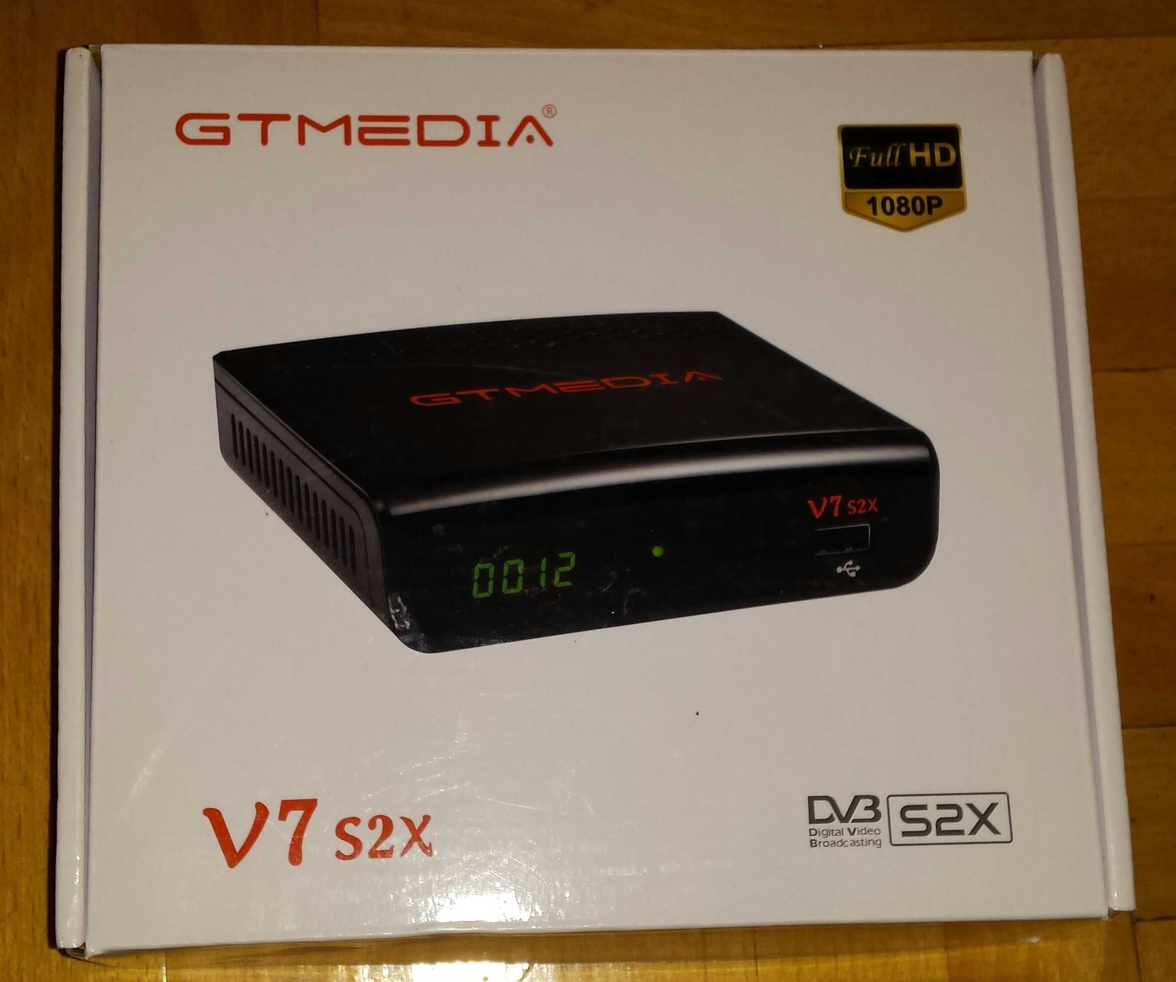 GTMedia Gt media V7S2X Full HD Tuner SAT DVB-S2 S2X + USB WiFi