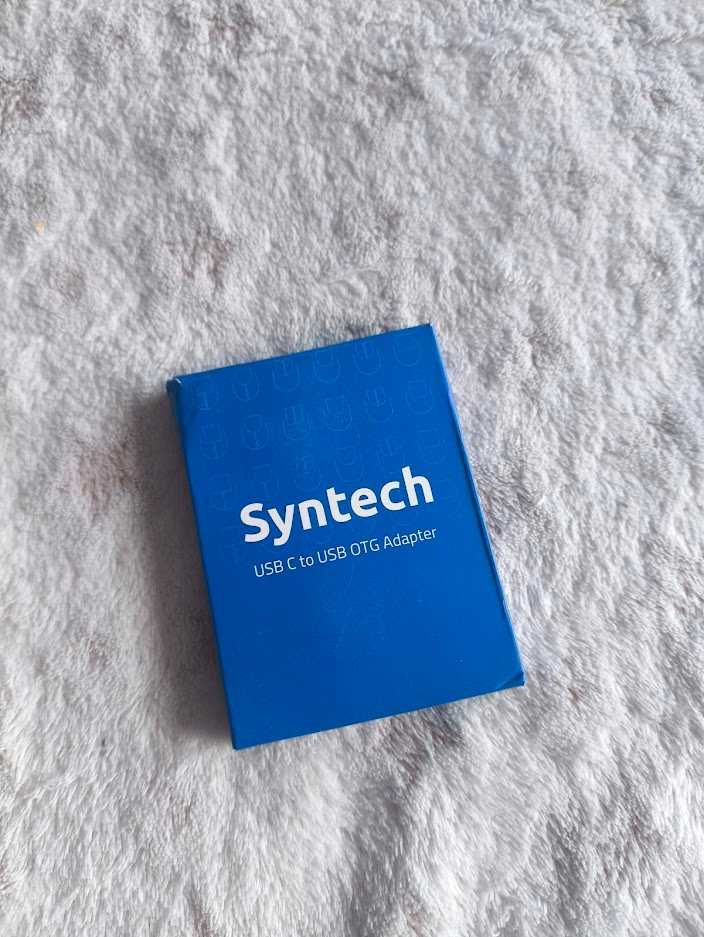 Adapter Syntech USB na USB C OTG przejściówka szara 2 sztuki