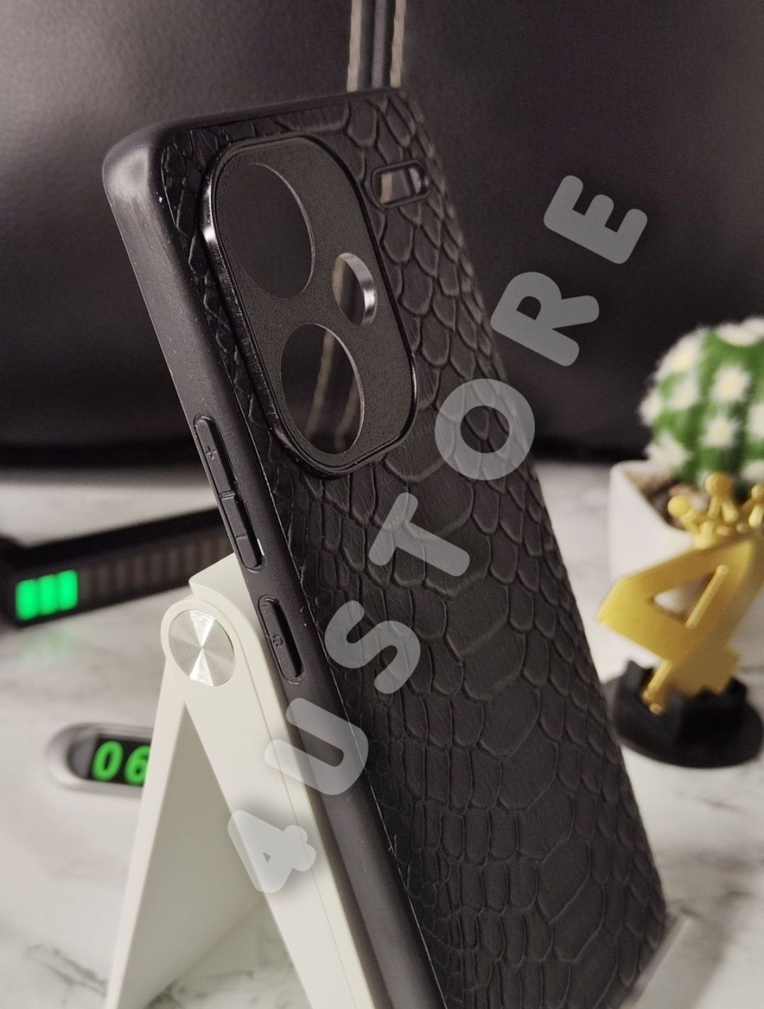 Чехол кожаный на Xiaomi Redmi Note 13 Pro 5G чохол шкіряний бампер