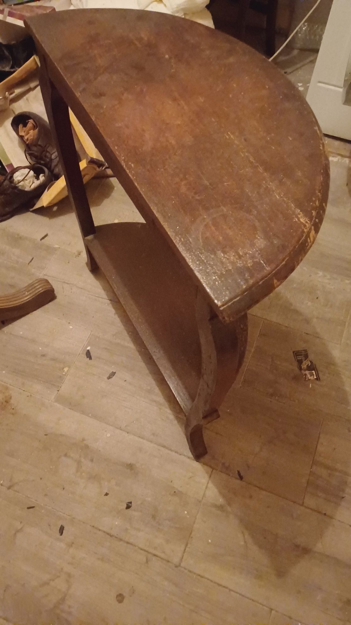 Mesa vintage meia lua