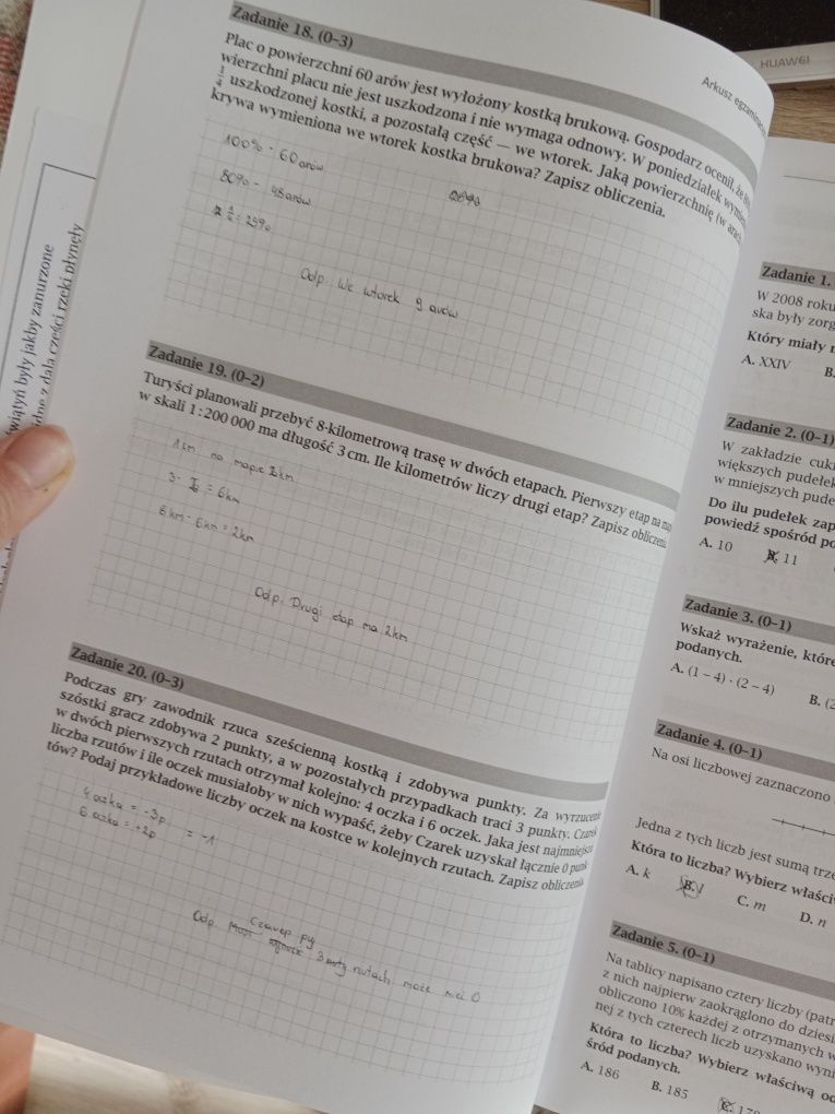 Matematyka 8 zestawy zadań przygotowanie do egzaminu