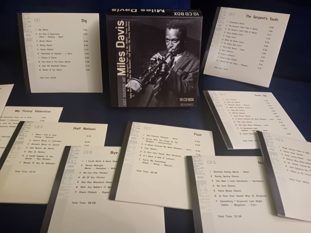 Miles Davis Just squeeze me 10CD box early recordings