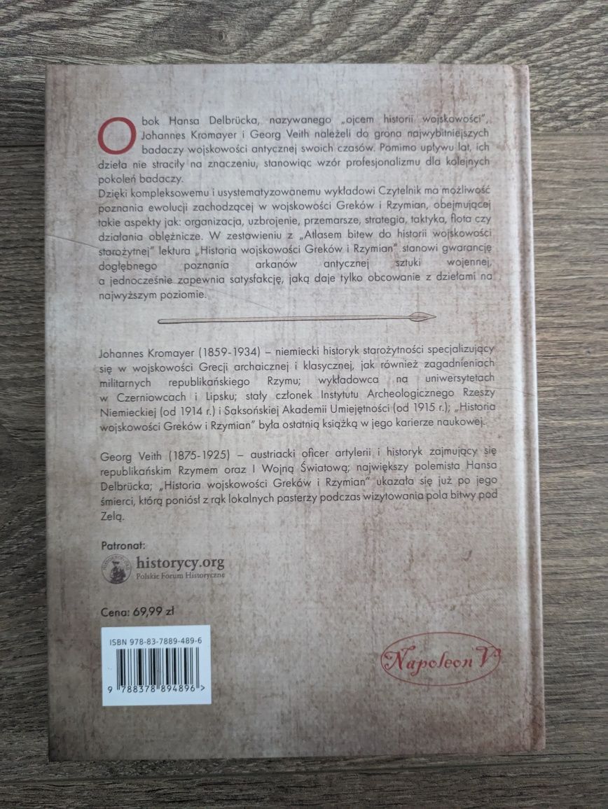 Historia wojskowości Greków i Rzymian część I: Grecy. Kromayer Veith