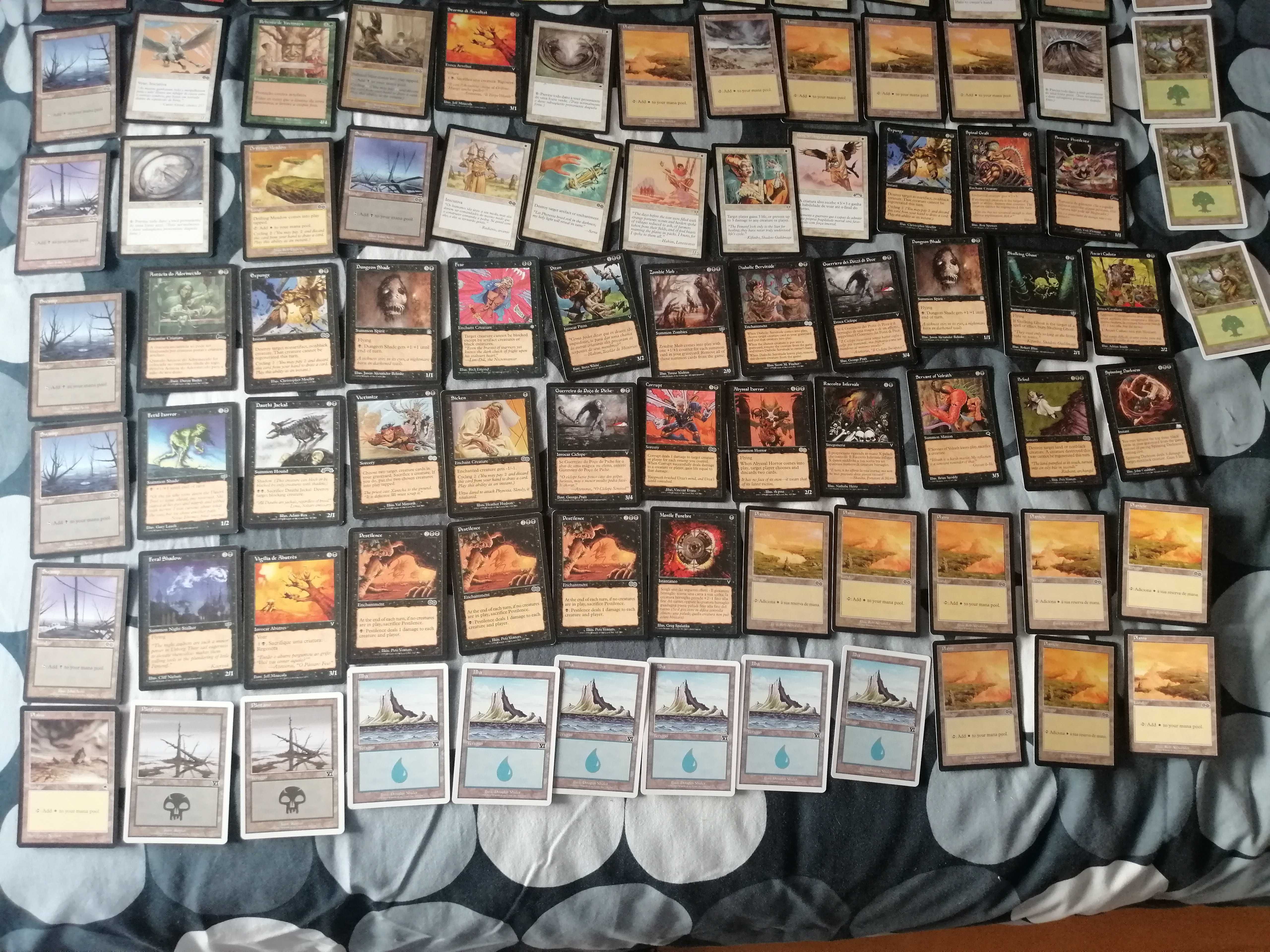 Coleção cartas magic the gathering