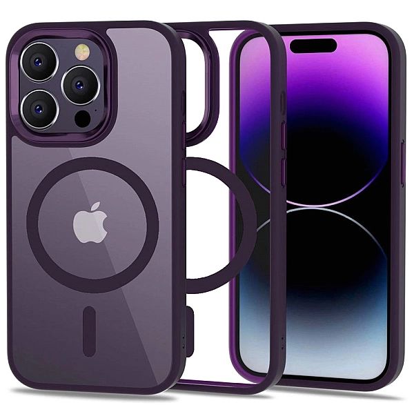 Tech-Protect Magmat Magsafe Iphone 14 Pro Deep Purple/Clear
