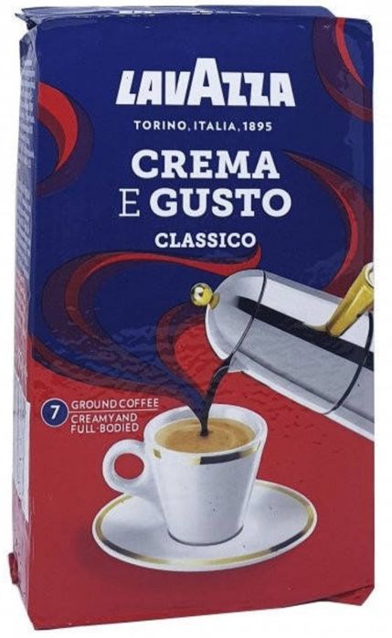 Мелена кава Lavazza crema e Gusto classico 250 г. Є опт.
