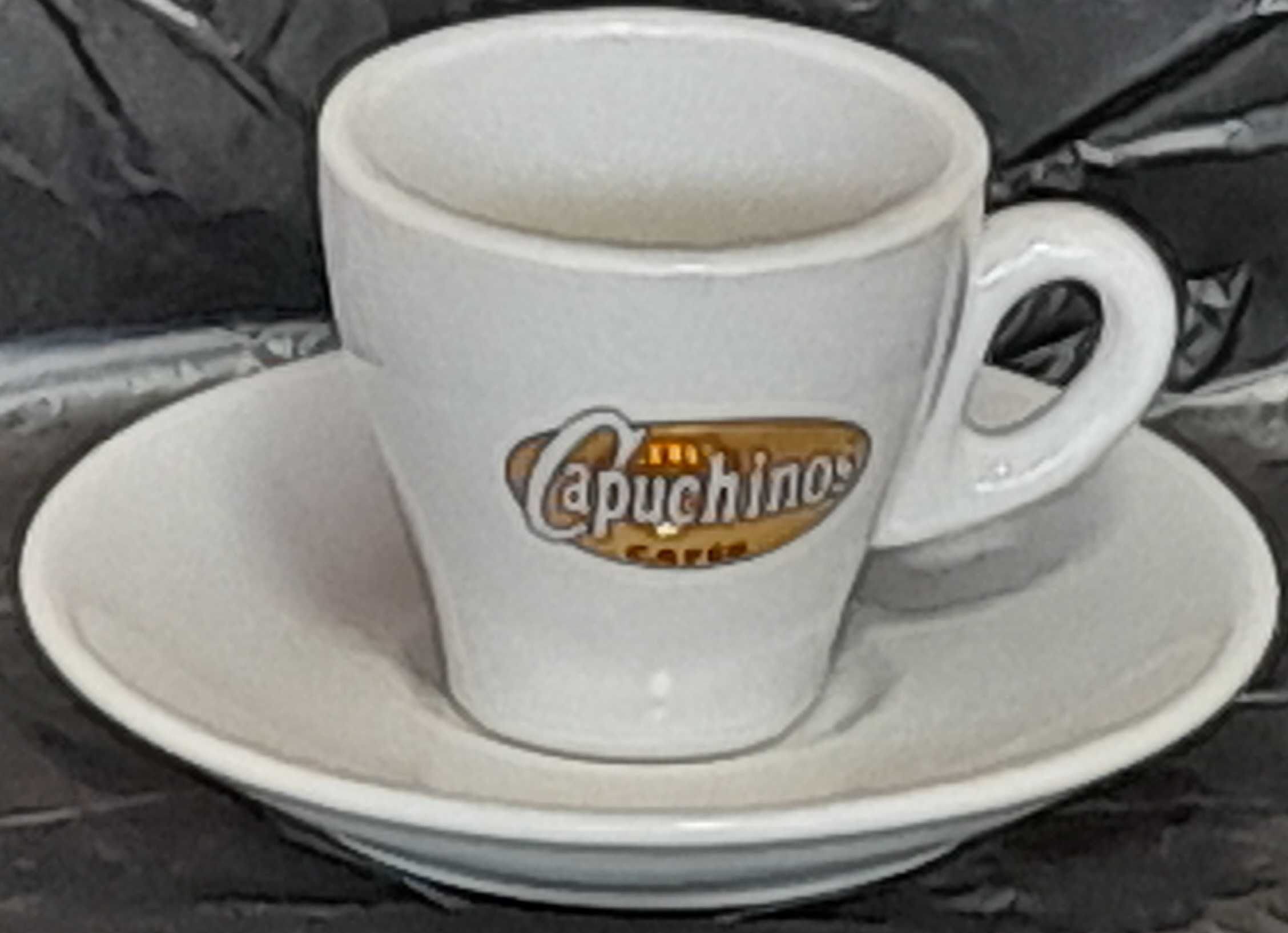 Lote de 30 Chávenas de café "Capuchinos"