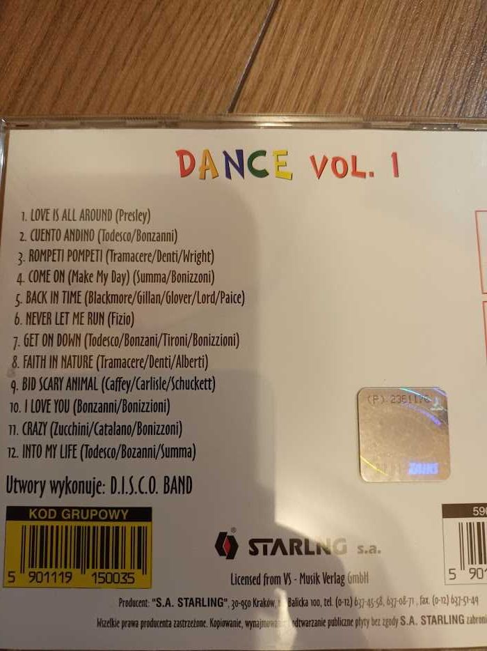 Dance vol.1 Disco Band CD