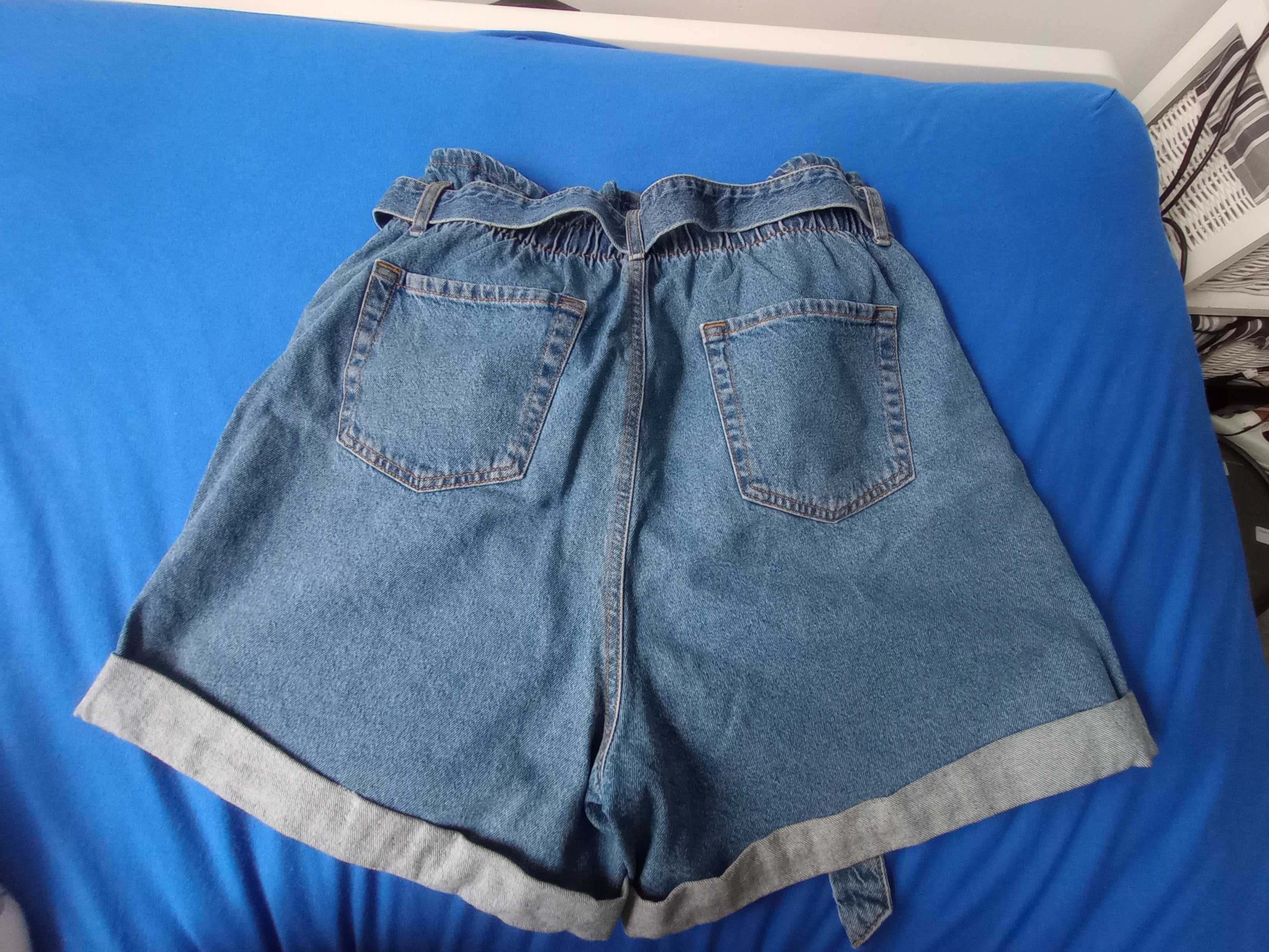 Spodenki jeans xl wysoki stan