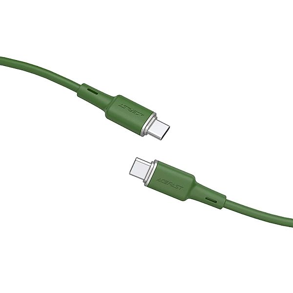 Kabel Acefast C2-03-C-C USB-C - USB-C PD QC 60W 3A 480Mb/s 1,2m - ziel