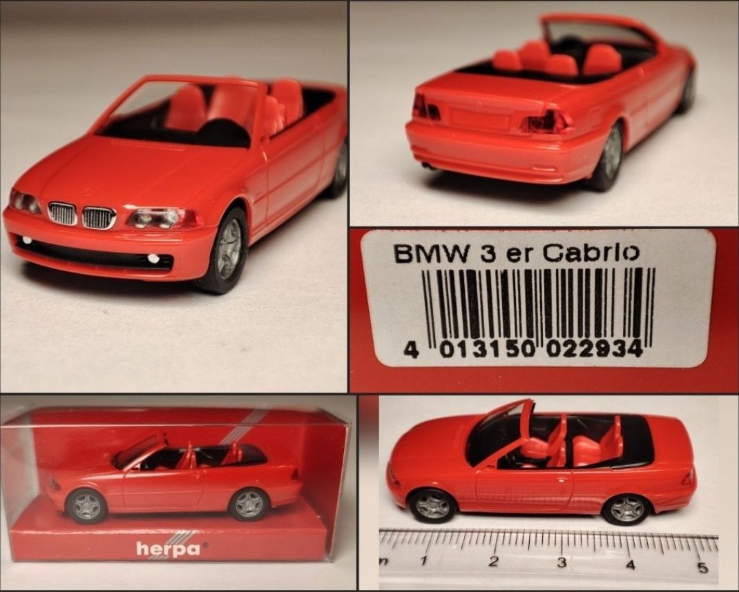 Модели автомобилей BMW  1:87