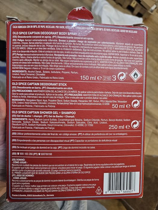 Old space zestaw 3 kosmetyków męskich