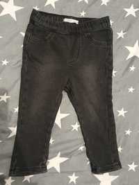 Spodnie skinny jeansowe sinsay